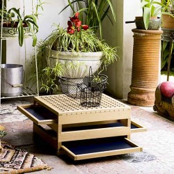 TETRA table modulable  hêtre