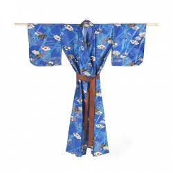 Yukata femme FANGA bleu