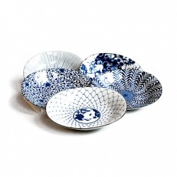 Set assiette japonaise ovale