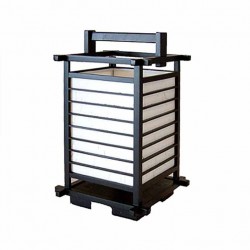 YOKOGATA lampe japonaise noire