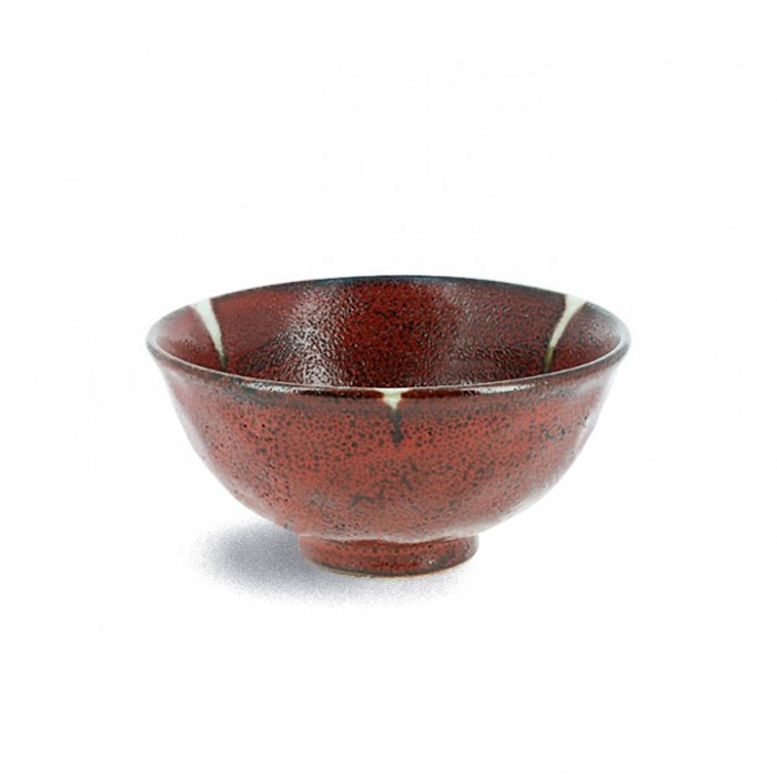 Bol "raku" rouge