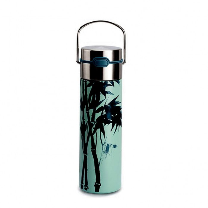 Thermos LEEZA avec infuseur motif Bamboo