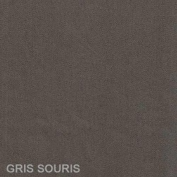 HOUSSE de futon GRIS SOURIS