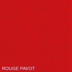 Housse de futon rouge pavot
