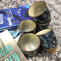 Tasse thé FAN'ATO bleu-vert Fan'āto