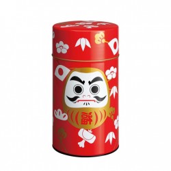BOÎTE À THÉ DARUMA rouge