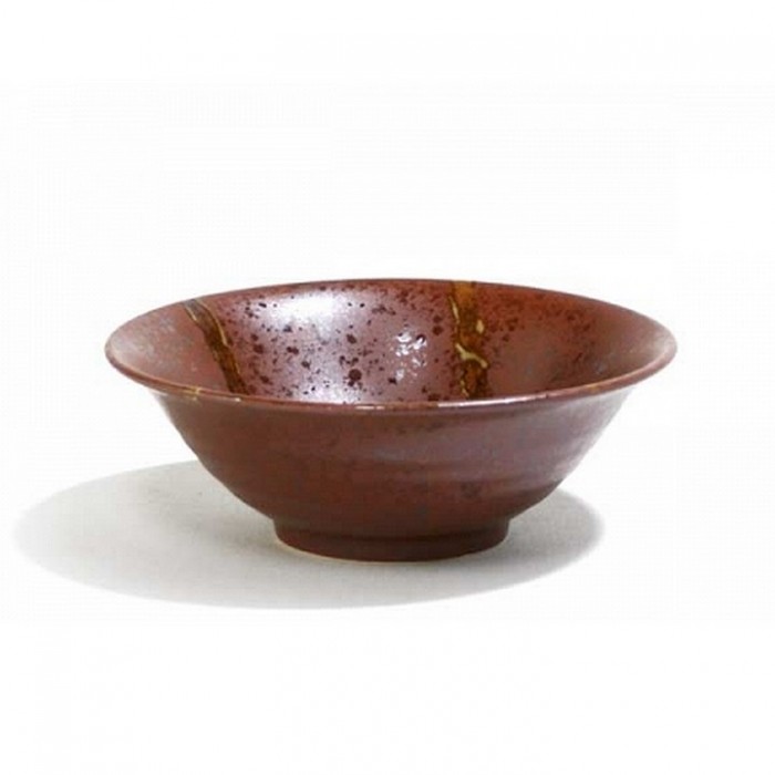 Bol évasé rouge japonais