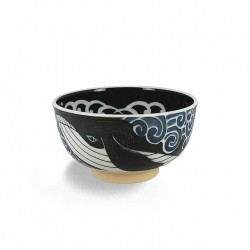 Bol rond japonais BLUE KUJIRA