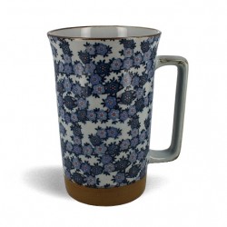 Mug JUMBO fleurs bleues
