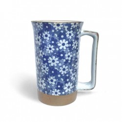 MUG japonais SAKURA fond bleu