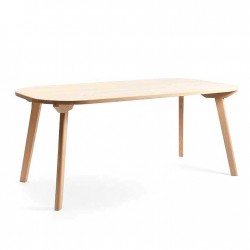 Table ARONDE de Drugeot en chêne massif