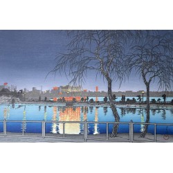 "Night at Shinobazu Pond -...
