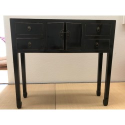 Console 2 portes 4 tiroirs